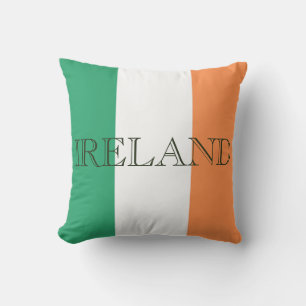 Irish Flag Ireland overlay tpcn Outdoor Pillow
