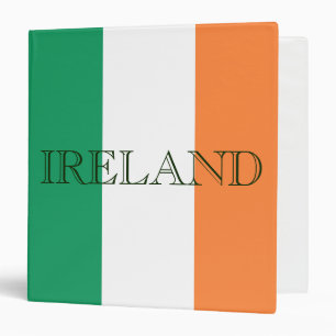 Irish Flag Ireland rbcnt Binder