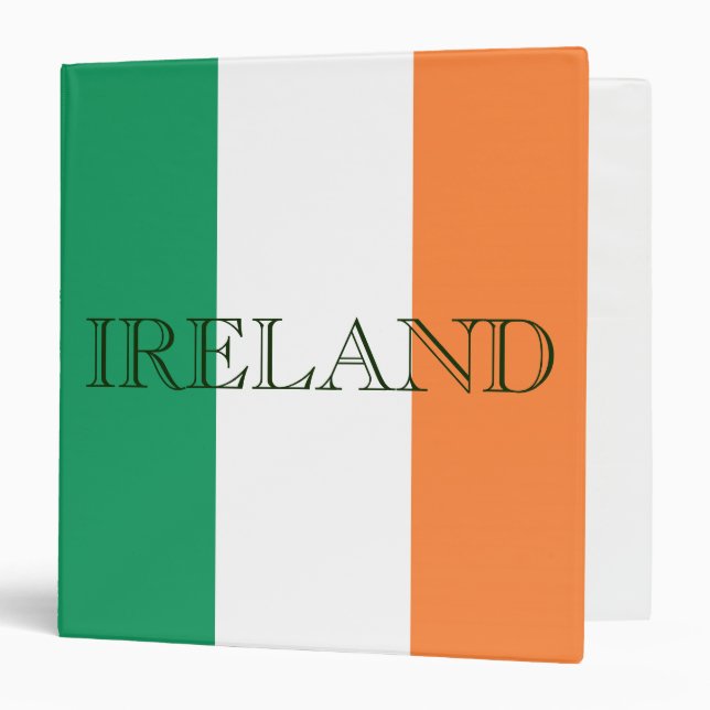Irish Flag Ireland rbcnt Binder (Front/Inside)