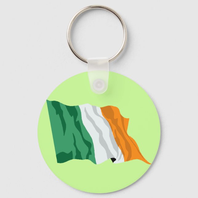 Irish Flag Key Chain (Front)