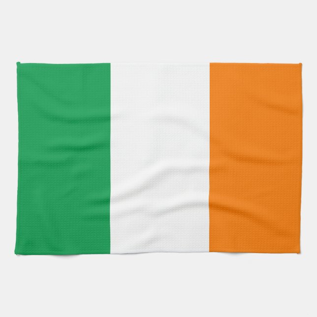 Irish Flag Kitchen Towel (Horizontal)