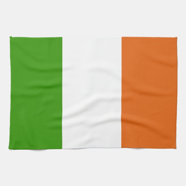 Irish Flag Kitchen Towel (Horizontal)