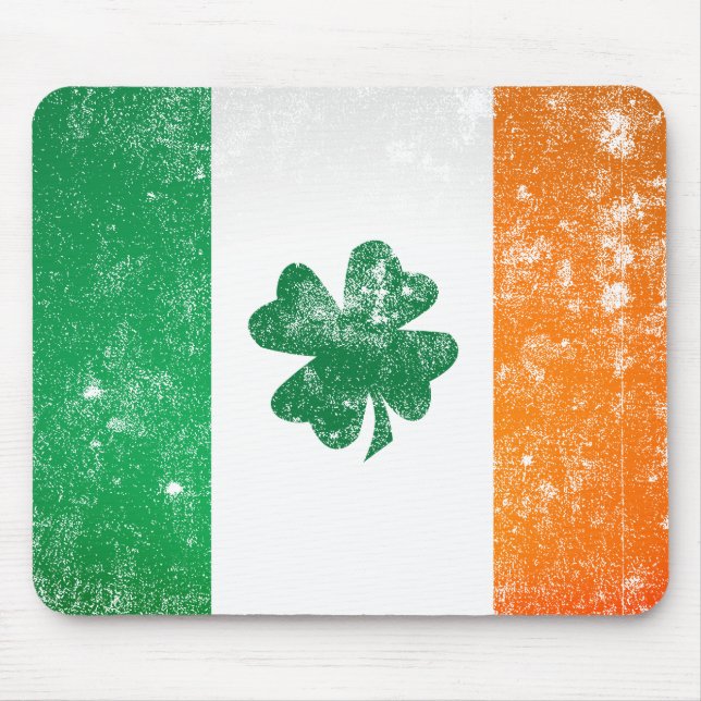 Irish Flag Mouse Pad (Front)