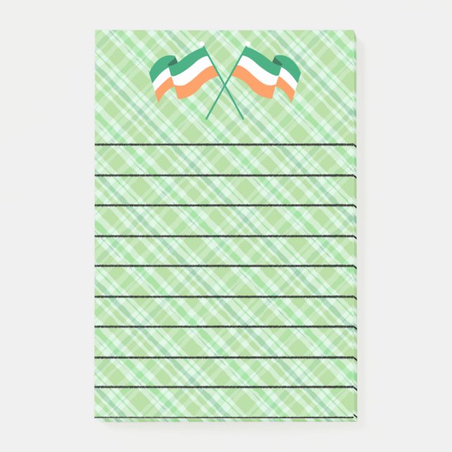 Irish Flag Note Pads (Front)