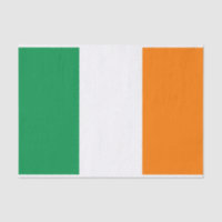 irish flag of Ireland gift wrapping tissue paper