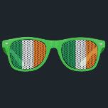 Irish Flag - Party Shades! Retro Sunglasses<br><div class="desc">Show your Irish pride with these Irish Flag party shades. Glasses frames come in a variety of fun colours. Perfect for St. Patrick Day events,  parties and parades!</div>
