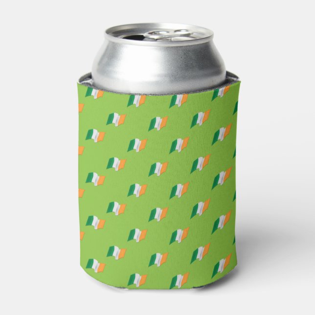 Irish Flag Pattern Can Cooler (Can Front)
