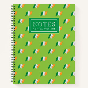 Irish Flag Pattern Notebook