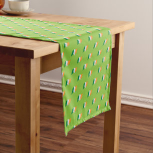Irish Flag Pattern Short Table Runner