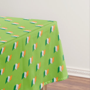 Irish Flag Pattern Tablecloth