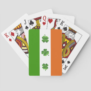 Irish flag playing cards