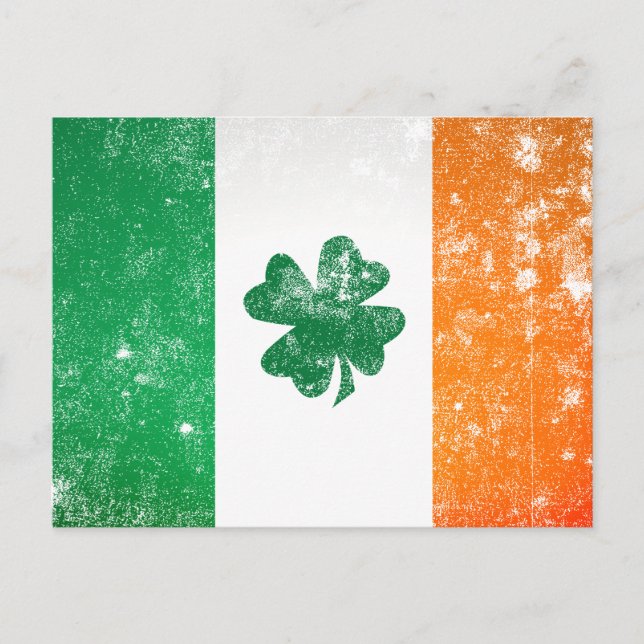 Irish Flag Postcard (Front)