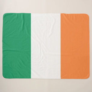 Irish Flag (Republic of Ireland) (ROI) (Eire) Sherpa Blanket