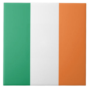 Irish Flag (Republic of Ireland) (ROI) (Eire) Tile