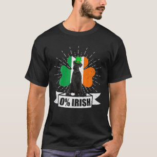 Irish Flag Shamrock Giant Schnauzer Dog St. Patric T-Shirt