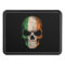 Irish Flag Skull on Black