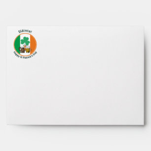 Irish Flag St Patricks Day Envelope