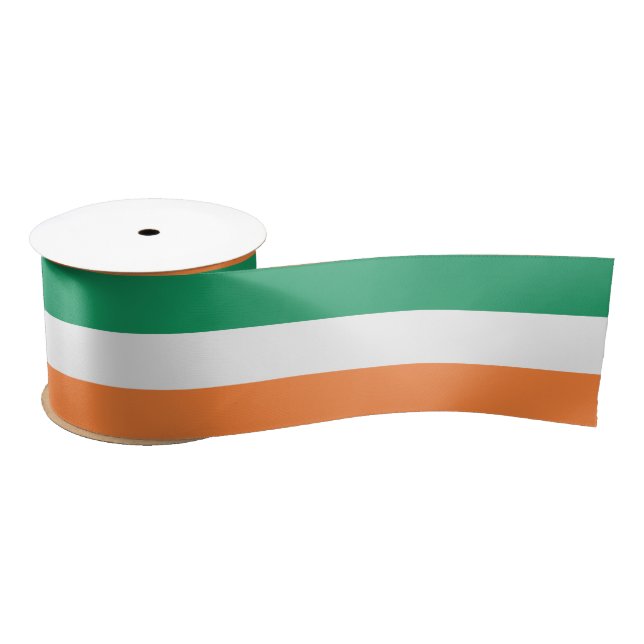 Irish Flag St Patricks Day Satin Ribbon (Spool)