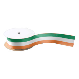 Irish Flag St Patricks Day Satin Ribbon