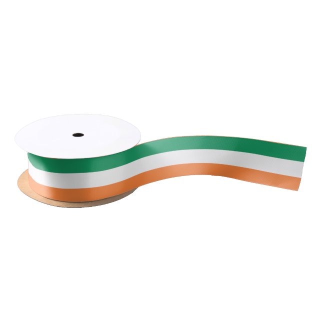 Irish Flag St Patricks Day Satin Ribbon (Spool)