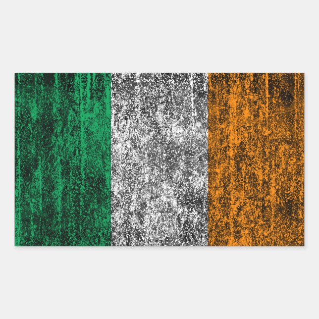 irish flag sticker (Front)