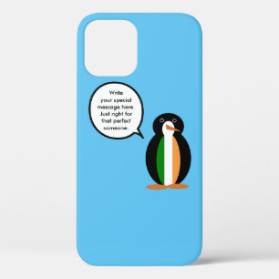 Irish  Flag Wildlife Penguin Personalized Gift iPhone 12 Pro Case