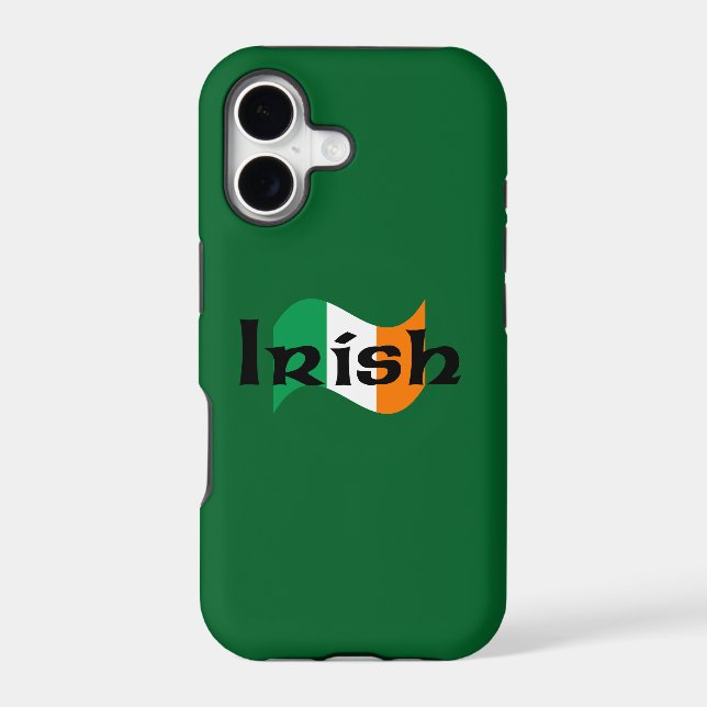 Irish Flag with Celtic Font (Back)