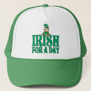 Irish For A Day Leprechaun Trucker Hat