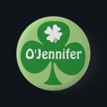 Irish For A Day St. Patrick's Day Party Name Tags 2 Inch Round Button<br><div class="desc">Irish For A Day St. Patrick's Day Party Name Tags. This St. Patrick's Day Party Pin can easily be customized with your name. Don't forget to add the O' before your name to be Irish for the day. A great way to celebrate St. Patrick's Day at a large convention or...</div>