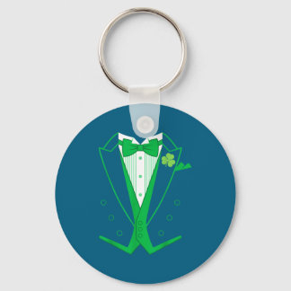 Irish Formal Tuxedo St. Patrick's Day  Keychain