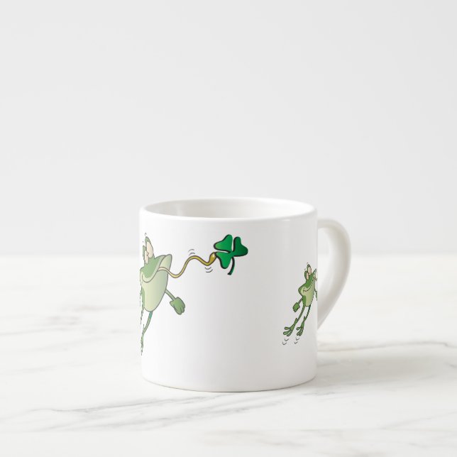 Irish Frog Espresso Cup (Front Right)