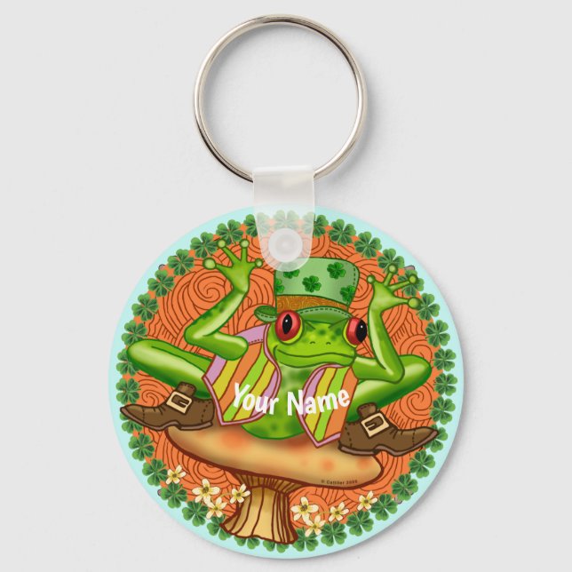 Irish Frog  Keychain (Front)