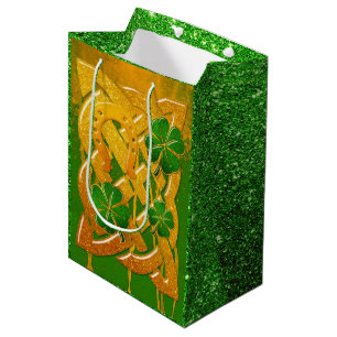 Irish Fun 3D Whimsey  Medium Gift Bag