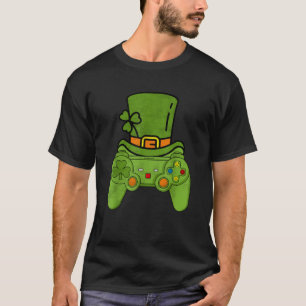 Irish Gamer Boys Video Game Controller St Patricks T-Shirt