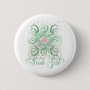 Irish Girl 2 Inch Round Button