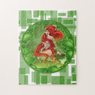 Irish Girl Jigsaw Puzzle