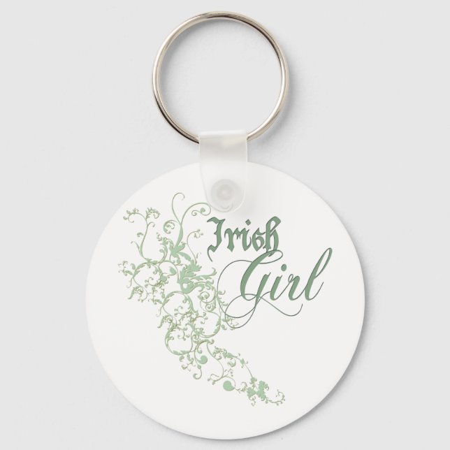 Irish Girl Keychain (Front)
