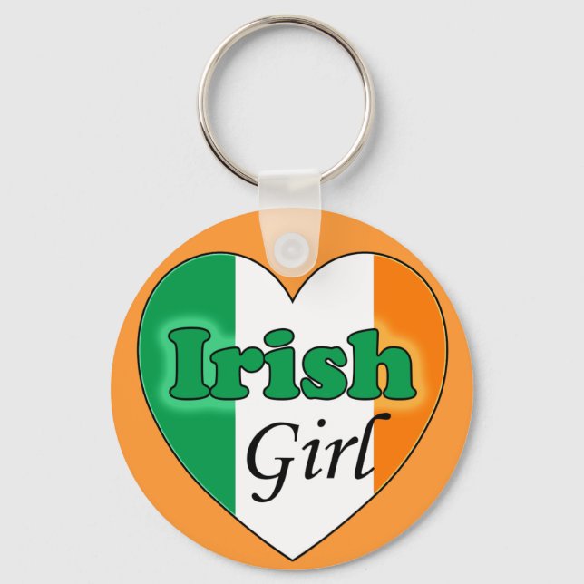 Irish Girl Keychain (Front)