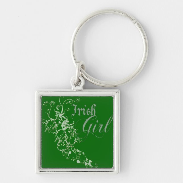 Irish Girl Keychain (Front)