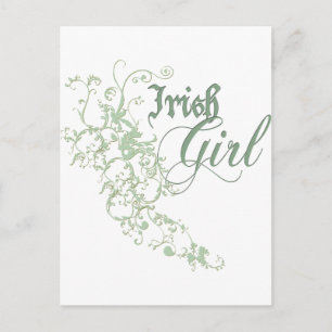 Irish Girl Postcard