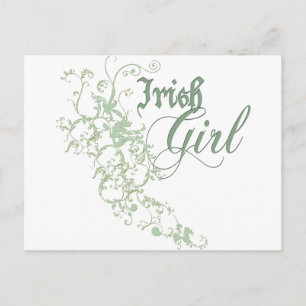 Irish Girl Postcard