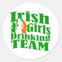Irish girls drinking team