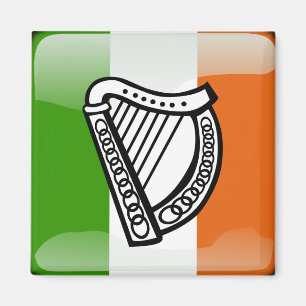 Irish glossy flag magnet