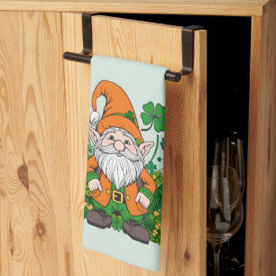 Irish Gnome Kitchen Towel