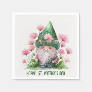 Irish Gnome St. Patrick's Day Napkin