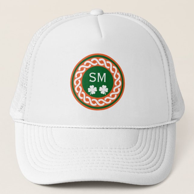 Irish Golfer Gift Trucker Hat (Front)
