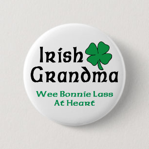 Irish Grandma Gift 2 Inch Round Button