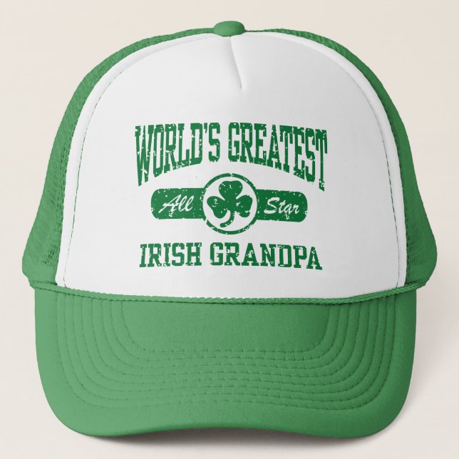 Irish Grandpa Trucker Hat (Front)
