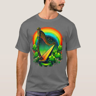 Irish Harp Heraldry celebrating St Patricks T-Shirt