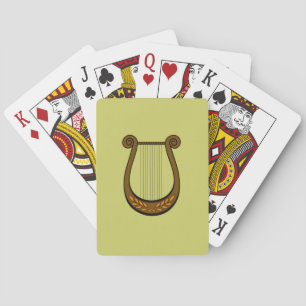 Irish Harp Playing Cards